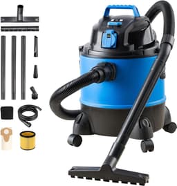 Nexvo®Bouwstofzuiger Zonder Zak - Alleszuiger Met Accessoires - Stofzuiger - Zwart/Blauw - 33cm x 34cm x 45cm — thumbnail 1