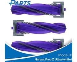 Narwal Freo Z Ultra (white) Borstels (3 Stuks, Plus.Parts® alternatief voor CP-PJ-A00090-00-00)
