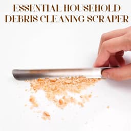 Kruimelverwijderaar Roestvrijstaal - Tafelreiniger Eten - Snel Tafel Schoon - Gebogen Rand Clip - Compact Lichtgewicht — thumbnail 4