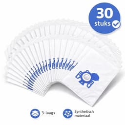 30x Stofzakken geschikt voor Miele Type GN Stofzuigerzakken / 3-Laags / Kwalitatief - Complete C2 & C3 - Stofzak Stofzuiger zak - Synthetisch 3D efficiency Stofzuigzakken — thumbnail 2