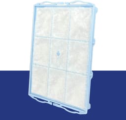 Multaparts® motor filter geschikt voor Bosch / Siemens - set van 2 stuks- | Filter in kunststof frame voor achter de stofzak | Afmetingen 15,4 x 10,7 x 1,5 cm | Alternatief voor 00608784 (608784), 00578863 (578863) en VZ01MSF — thumbnail 2