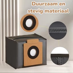 10x Stofzuigerzakken geschikt voor Eufy Clean X8 Pro / X10 Pro Omni - reservezakken - accessoireset - stofzuigerzakken — thumbnail 5