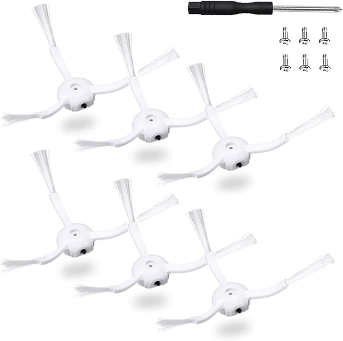 Zijborstel-reserveonderdelen Geschikt voor Xiaomi Roborock Q Revo Serie/Q7 Max/Q8 Max/S7 Max Ultra/S7 MaxV Ultra/S7 Pro Ultra/Q5 Pro+/S8/S8 Plus/S8 Pro Ultra/S5 Max/S6 Max/S6 — afbeelding 1