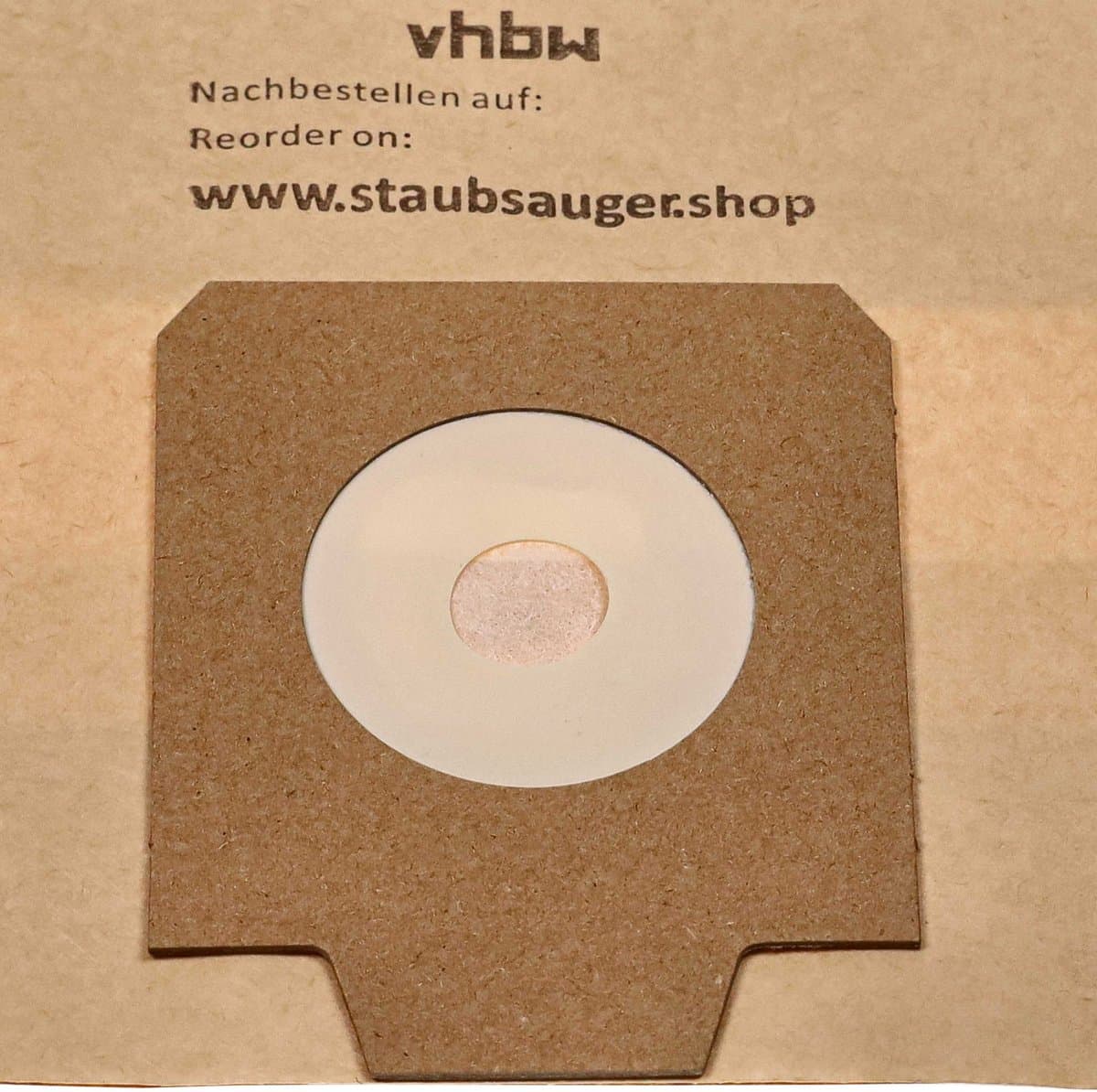 vhbw 10 stuks stofzakken, compatibel met de Nilfisk VP930 PRO HEPA HF, VP930 PRO HEPA S2 en VP930 PRO HEPA S2 HF stofzuigers – 34 cm x 17 cm, bruin — afbeelding 1