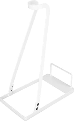 Stofzuigerstandaard - Opbergrek Houder - Stofzuiger Opbergen - Geen Punch Installatie - 38.5 cm Hoog - Wit — thumbnail 4