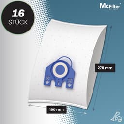 SnelShoppen - 16 Stuks Stofzuigerzakken + 3 HEPA Filters voor Miele Complete C3, Compact C1 C2, S8340, S8360 - Hoogwaardige Vervangingssets voor Stofz — thumbnail 5