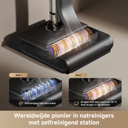 Dreame Aqua Air Snoerloze Steelstofzuiger - Stofzuigen en natte reiniging - Lichtgewicht - Rugvriendelijk - Zelfreiniging - Drogen op 70°C - 90° buigbare stang - Onder meubels - 20000 Pa zuigkracht - Huisdierenhaar - Anti-allergie — thumbnail 3