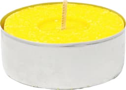 12 Stuks Theelichtjes Citronella Kaarsen - Geparfumeerde Anti-muggen Kaarsen met 10 Uur Brandduur — thumbnail 4