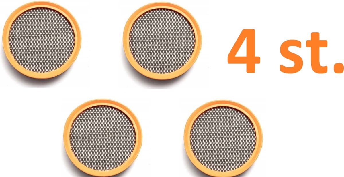 4 x Filter vervanging voor Philips SpeedPro en SpeedPro Aqua stofzuigers - Filters zijn compatibel met: SpeedPro / SpeedPro Aqua 5000 / 5000 Aqua - FC6721 - FC6722 - FC6723 - FC6724 - FC6725 - FC6726 - FC6727 - FC6728 - FC6729 — afbeelding 1
