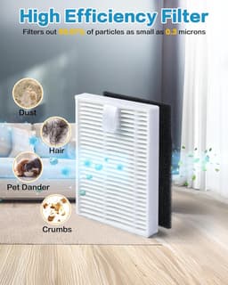 21 Stuks Accessoireset voor iRobot Roomba Combo 2 Essential Y0140/Y0112/Y0110 - voor Roomba 105 Combo Vervanging - 2 handborstels, 6 filters, 6 zijborstels, 6 dweilpads, 1 reinigingsborstel — thumbnail 5