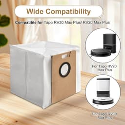 Stofzuigerzakken Vervangend - Reserveonderdelen Set - Huis Schoonhouden - Efficiënte Filtratie - 10 Stuks - Wit — thumbnail 2