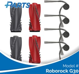 Roborock G30 Borstels (6 Stuks, Plus.Parts® alternatief voor 8.02.0363) — thumbnail 1