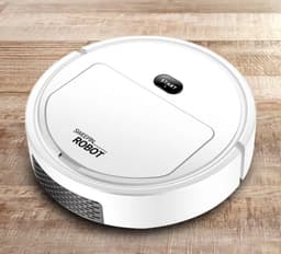 THEROB Smart robot stofzuiger met borstels en Veegdoek. 3 in 1.Zuigen, vegen en dweilen. Krachtige smart robot stofzuiger uitvoering is een onmisbare hulp — thumbnail 4