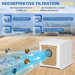 12 stuks stofzuigerzakken voor Eufy L50 SES L60 SES - voor Conga Home 10000, 8090 Ultra, 9090 AI - voor Haier H9 + - vervangende zak robotstofzuiger — thumbnail 4