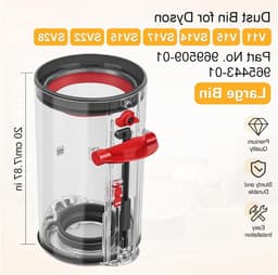 Grote wasbare stofcontainer voor Dyson V11, V15, SV14, SV15, SV22 - Vervangende onderdelen, compatibel en duurzaam — thumbnail 5