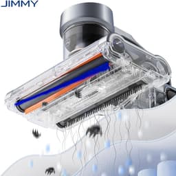 Handstofzuiger - Mijtenstofzuiger - Diepe reiniging - Dubbele borstelrol - 600 Watt - Grijs — thumbnail 5