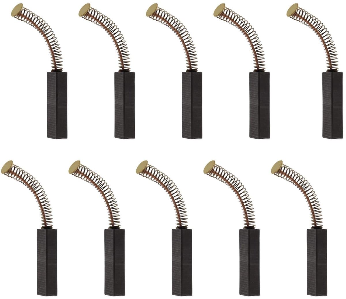 Golden crown - Motor Koolborstels - Vervangingsset - 10 Stuks - Geschikt voor Stofzuiger en Mixer - Betrouwbaar en Duurzaam — afbeelding 1