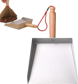 Kleine Stofpan - Stofblik Veegblik - Algemeen Schoonmaken - Dunne Rand Wijde Opening - 22 x 15 x 5 cm — thumbnail 1