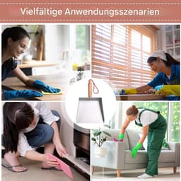 Mini Stoffer - Kleine Veegset - Snel Opruimen - Roestvrij Staal - 23 cm Lengte — thumbnail 5