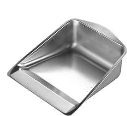 Metalen Stofblik - Robuuste Veegmachine - Binnen Buiten - Lange Handgreep - 23.5x26x10cm — thumbnail 1
