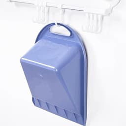 Stofblik Kunststof - Handwasbare pan - Bureau reinigen - Ergonomisch handvat - 28.5 cm - Blauw — thumbnail 2