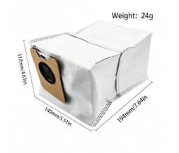 19 stuks Accessoires Kit Vervanging geschikt voor Eufy Omni C20 Stofzuiger - 1 Hoofdborstel, 4 Mop Doek Pads, 4 Zijborstels, 4 HEPA-filters, 6 Vervangende Stofzakken — thumbnail 2
