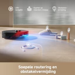 Dreame D20 Pro Plus - Robotstofzuiger met Dweil en Automatisch Leegstation - 13.000 Pa Zuigkracht - Anti-haarverstrikkingstechnologie - Zwart — thumbnail 5