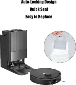 10 x Stofzuigerzakken geschikt voor Roborock Q Revo / P10/P20/V20/S8 - stofzak vervanging — thumbnail 5