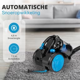 Sanovy ProPower-9100+ Krachtige Stofzuiger Zonder Zak - 3L - Compact - Blauw — thumbnail 4