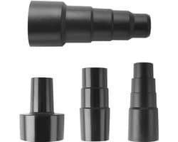 Slangadapter universeel, 4 stuks stofzuigeradapter opzetstuk, stofzuigeradapter rubber voor stofzuigerbuis, stofzuigeradapter slang compatibel met de meeste merken