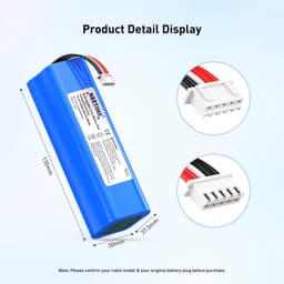14.4V 5200mAh Vervangende Accu voor Deebot Stofzuigers — thumbnail 2