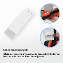 Hoofdborstel set van 2 - Anti-klit - Geschikt voor Roborock — thumbnail 4