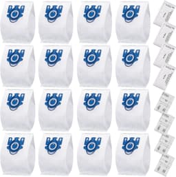 Set van 16 Miele AirClean 3D GN-stofzuigerzakken geschikt voor Miele Classic C1 inclusief 4 motorfilters en 4 AirClean-filters. — thumbnail 1