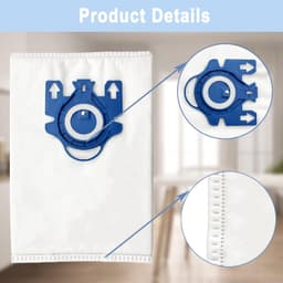 Set van 16 Miele AirClean 3D GN-stofzuigerzakken geschikt voor Miele Classic C1 inclusief 4 motorfilters en 4 AirClean-filters. — thumbnail 5