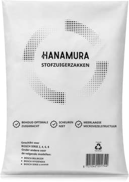 Stofzuigerzakken - 10 stuks - Geschikt voor Bosch en Siemens Stofzuigers - Serie 2, Serie 4, Serie 6, Serie 8 - Hanamura — thumbnail 4