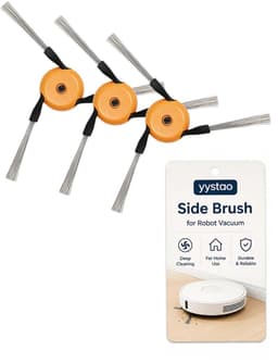 Zijborstelset - 3 Stuks - Nylon - voor Robotstofzuiger — thumbnail 1