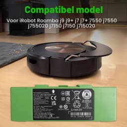 Stofzuigeraccu - 14,4 V - 5200 mAh - Compatibel met iRobot Roomba — thumbnail 5