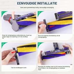 Borstelrolset - Zachte rol - Met 2 HEPA-filters — thumbnail 3