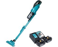 Makita DCL 286 FRF2 accustofzuiger 18 V 0,25 l borstelloos + 2x accu 3,0 Ah + oplader