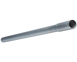 SQOON® Zuigbuis 32 mm aluminium - Lengte 75 cm - Universeel met kunststof bus - Lichtgrijs - Geschikt voor diverse stofzuigers - Ergonomisch & lichtgewicht schoonmaakhulpmiddel – Minder belasting, meer schoonmaakcomfort