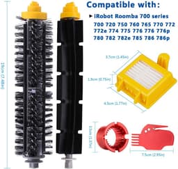 Accessoire geschikt voor iRobot Roomba 700-serie Onderhoudskit met borstels en filters - geschikt voor iRobot Roomba 720 750 760 765 770 772 772e 774 775 776 776p 780 782 782e 785 786 786p 790 — thumbnail 4
