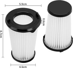 HEPA filters - Vervangingsfilters - geschikt voor AEG CX7 - Vervangt AEF150 - Stofzuiger Onderdelen - 2 stuks - Wit — thumbnail 5