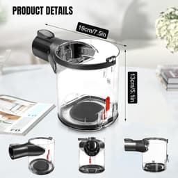Reserveonderdelen Geschikt voor de afvalbak DC58 DC59 DC62 DC74 accessoirecontainer geschikt voor Dyson V6-afvalbak — thumbnail 5