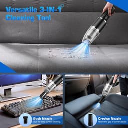 Lexium Kruimeldief snoerloos – Kruimeldief met steel – Nat&Droog – Handstofzuiger – Extreme zuigkracht – Kruimeldief snoerloos – Kruimelzuiger – Jouw ultieme schoonmaakpartner – Kruimelzuiger – Autostofzuiger – Handstofzuiger - Draadloos — thumbnail 5