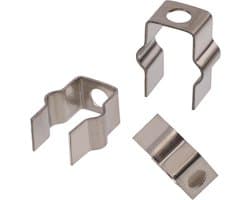 EGoods - Metalen montageclip voor stofzuigerrobots - Compatibel met diverse modellen - Vervangende zijborstel - Set van 3