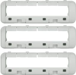 3x Hoofdborstelafdekking - Geschikt voor Mova P50 Pro Ultra - P50 Ultra - P10 Pro Ultra - P10 Ultra - V50 Ultra Complete - E40 Ultra - S20 Ultra - E30 Ultra & Dreame X40 Ultra - L40 Ultra - X30 Ultra - S30 Pro Ultra - Wit — thumbnail 1