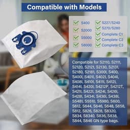 10 - stuks - Geschikt voor vervangende zakken voor Miele HyClean 3D Efficiency GN Classic C1 Complete C2 C3 Series S2000 S5000 S8000 stofzuigers. — thumbnail 2