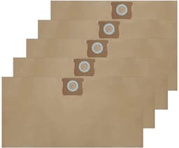 Geschikt voor Dewalt DXVA19-4104 stofzuiger met stofzak - Stofzak - Papieren zak - Stofzuigerzak - Verpakking van 5 stuks — thumbnail 1