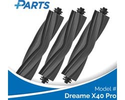 Dreame X40 Pro Borstels (3 Stuks, Plus.Parts® alternatief voor RMSRB0)