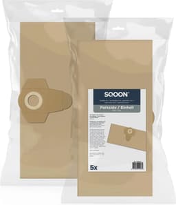 SQOON® Stofzuigerzakken Geschikt voor Parkside / Einhell UNI20 – Vervangt Model 23.421.30 – 5 Stuks — thumbnail 2